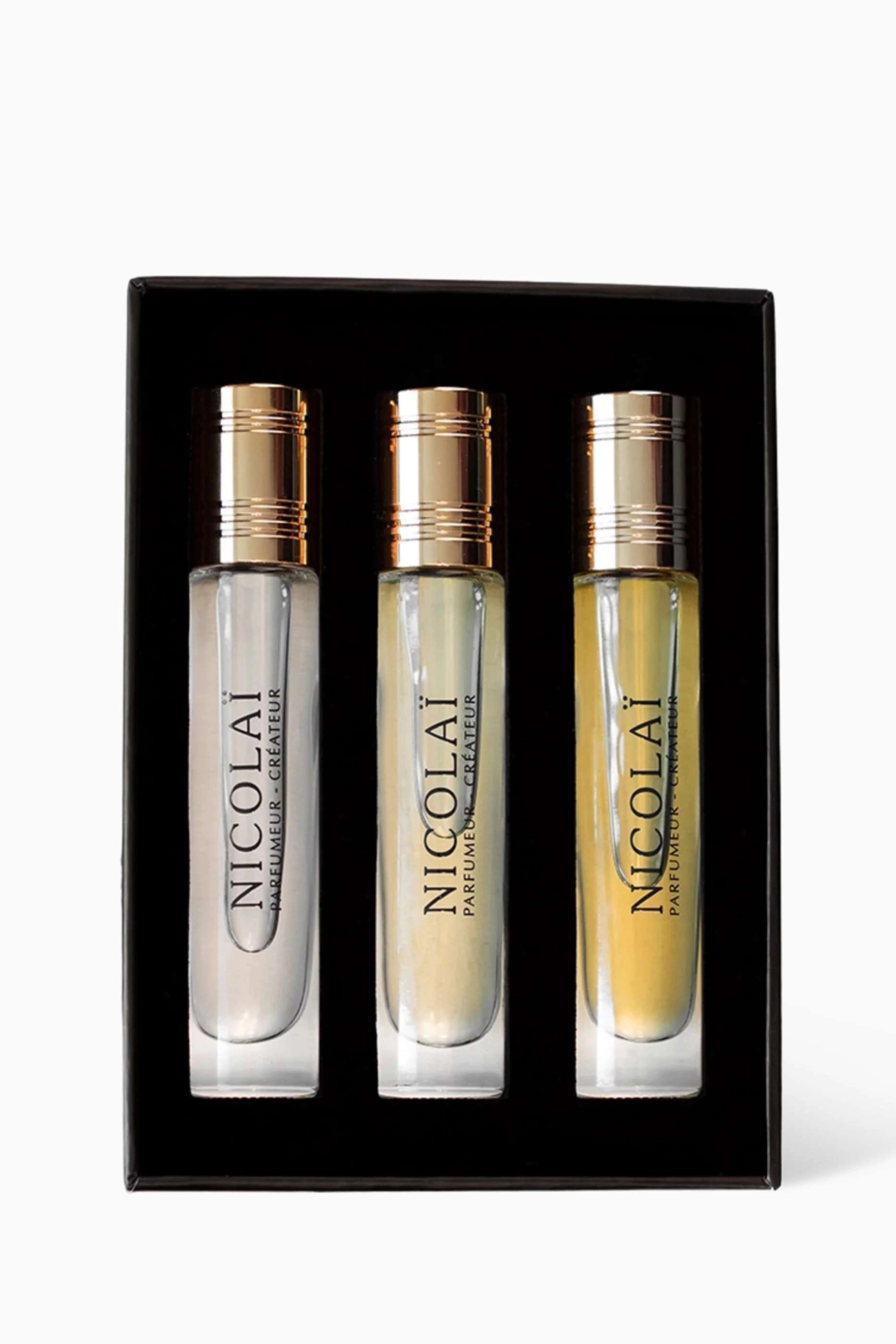 Nicolai Parfumeur Createur Patchouli Intense Eau de Parfum - 15ml + Bois Belize Eau de Parfum + Ambre Cashmere Eau de Parfum