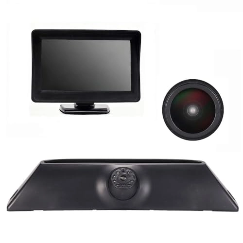 Reversing Camera + LCD Colour Display Monitor - Night vision AHD video signal or CVBS signal 1280 x 720 pixels