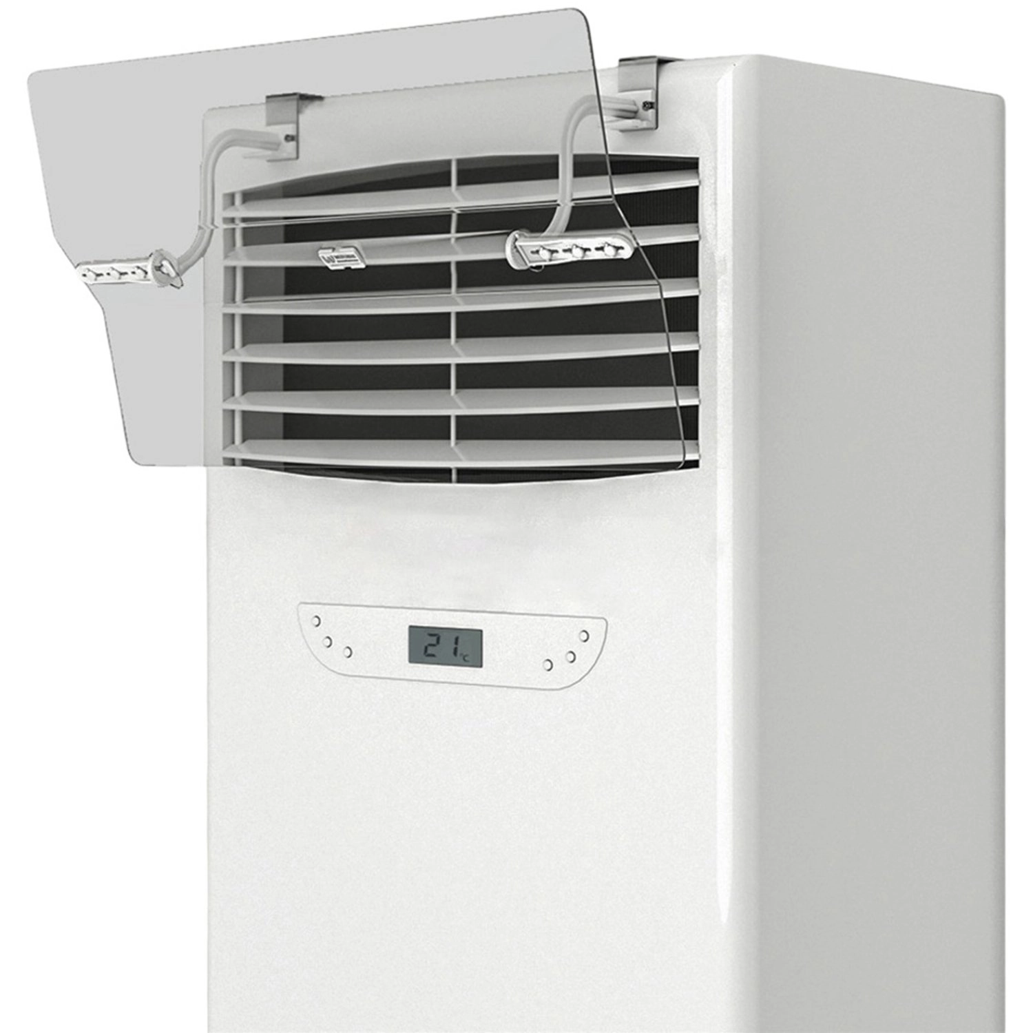 Air Deflector - Adjustable to fits all Booster air conditioner types that contain air outlet range between 50 cm and 60 cm in length.