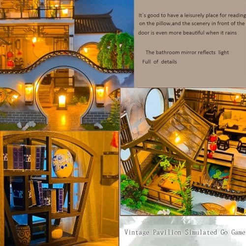 Miniature Wooden Dollhouse Furniture Kit - Creative Room 1:24