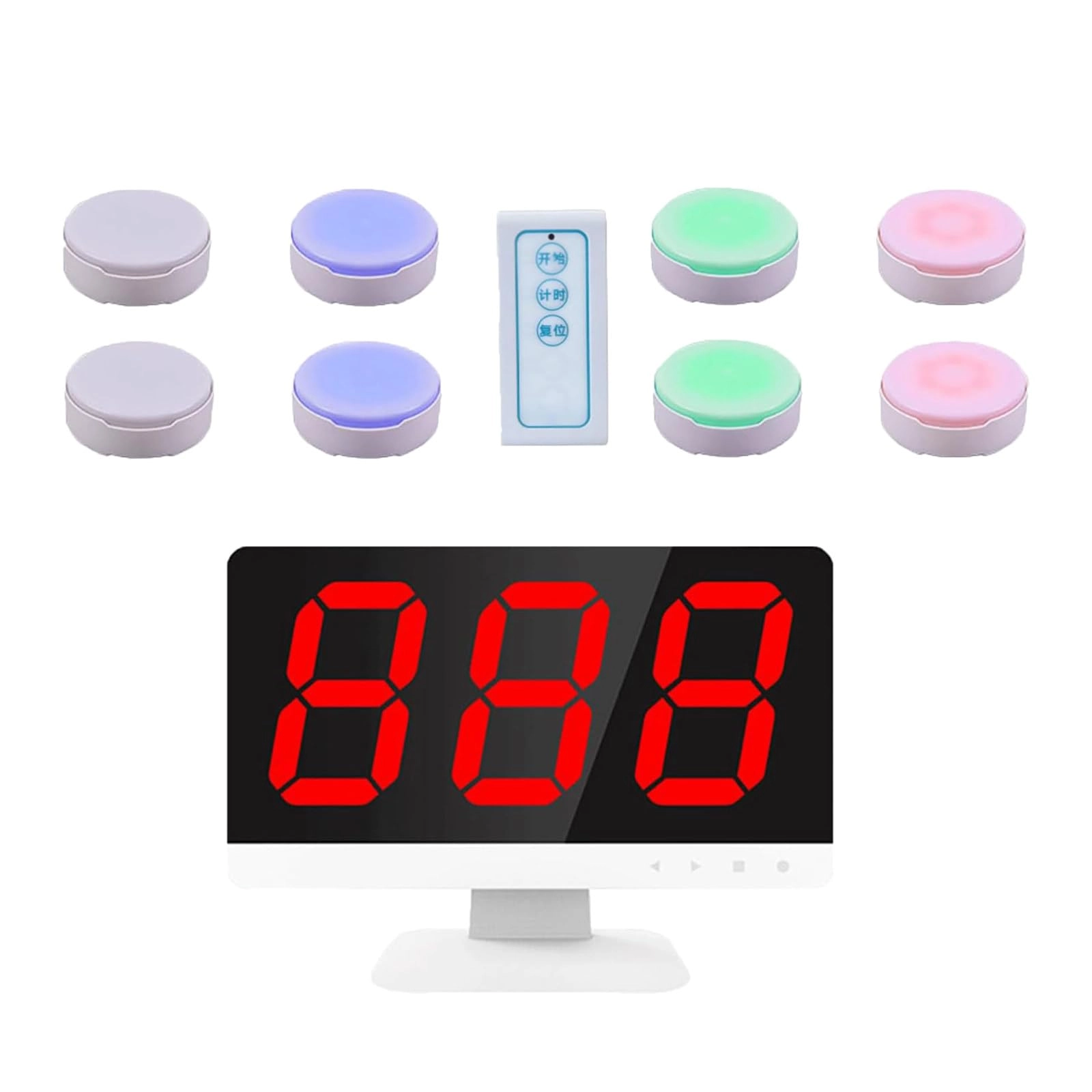 LwiftGal Monitor - 3 inch + LED Light Button - 10 groups + Remote Control - Wireless