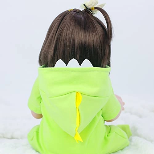 Reborn Baby Doll - 22 Inch Vinyl Brown Eyes