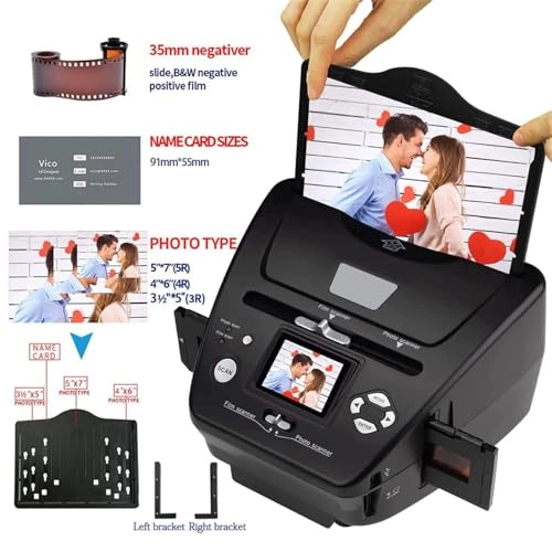 Film Slide Scanner - 22MP 2.4" LCD