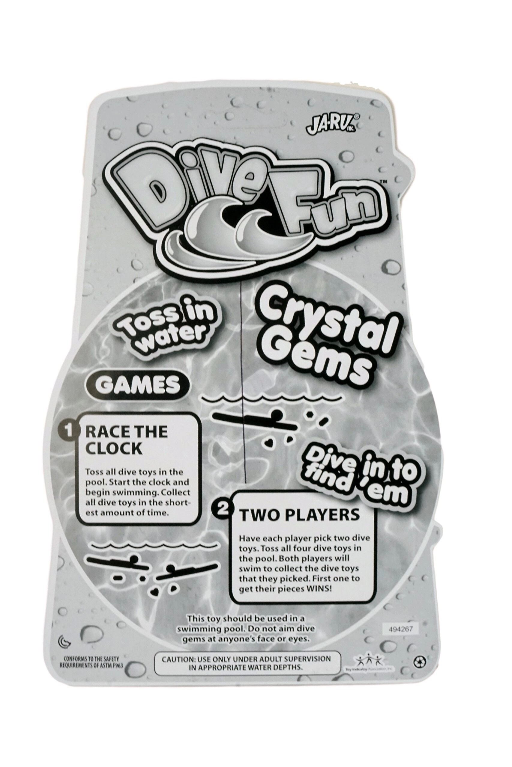 Diving Gems - 4 gems + Collectable Bouncy Ball