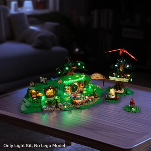 LED Lighting Kit for LEGO Shire Building Set The Lord of The Rings 10354