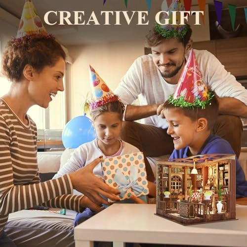 DIY Miniature Dollhouse Kit - Countryside Cafe