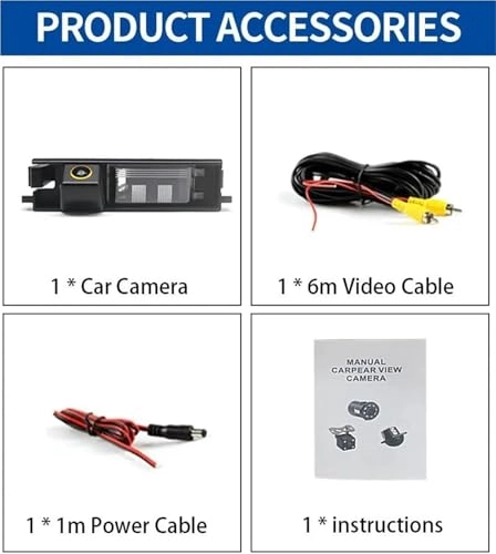 Rear View Camera Fisheye - Night vision Wired 1080P