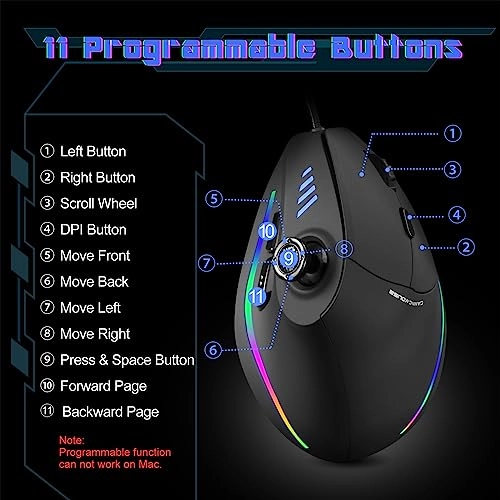 Vertical Gaming Mouse - USB