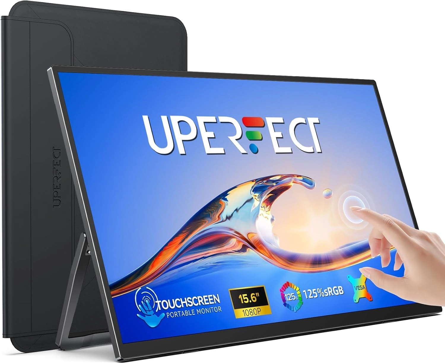 UPERFECT Portable Monitor - FHD 1080P 15.6 Inches