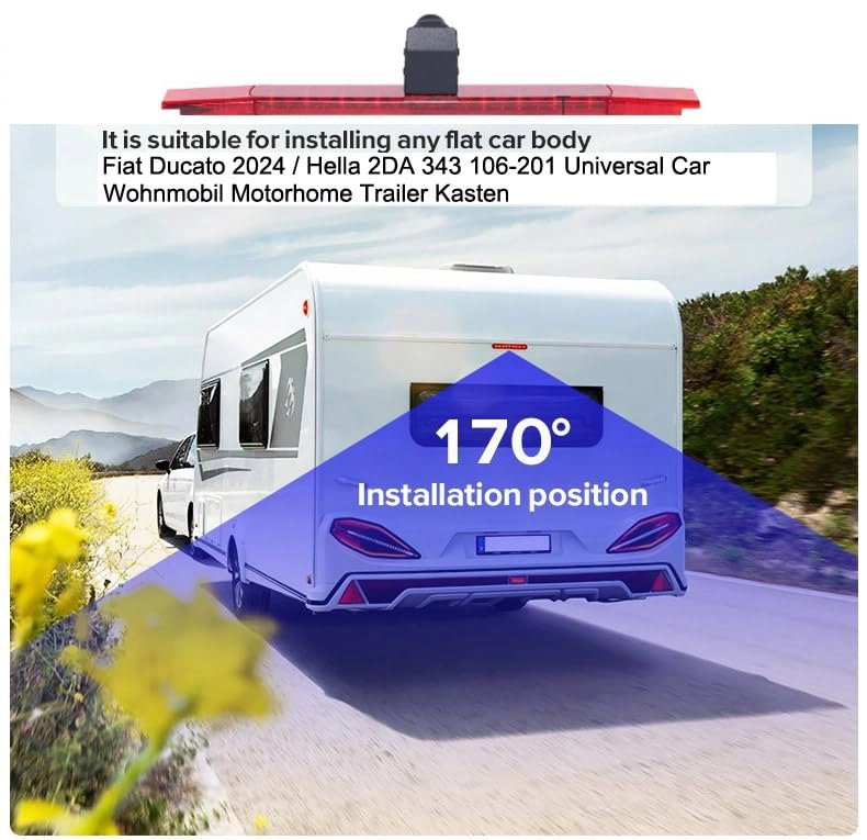 LCD TFT Colour Display Monitor + Car Camera - Night vision 1280 x 720