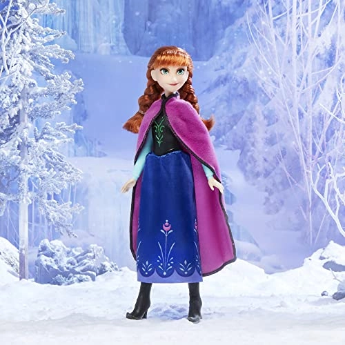 Anna Fashion Doll - Long Red Hair Outfit Inspired by Frozen 2 Ages 3+