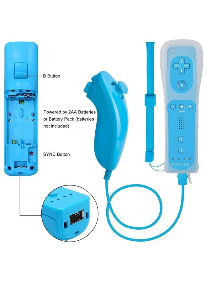 Wii Remote Controller - Black+Blue
