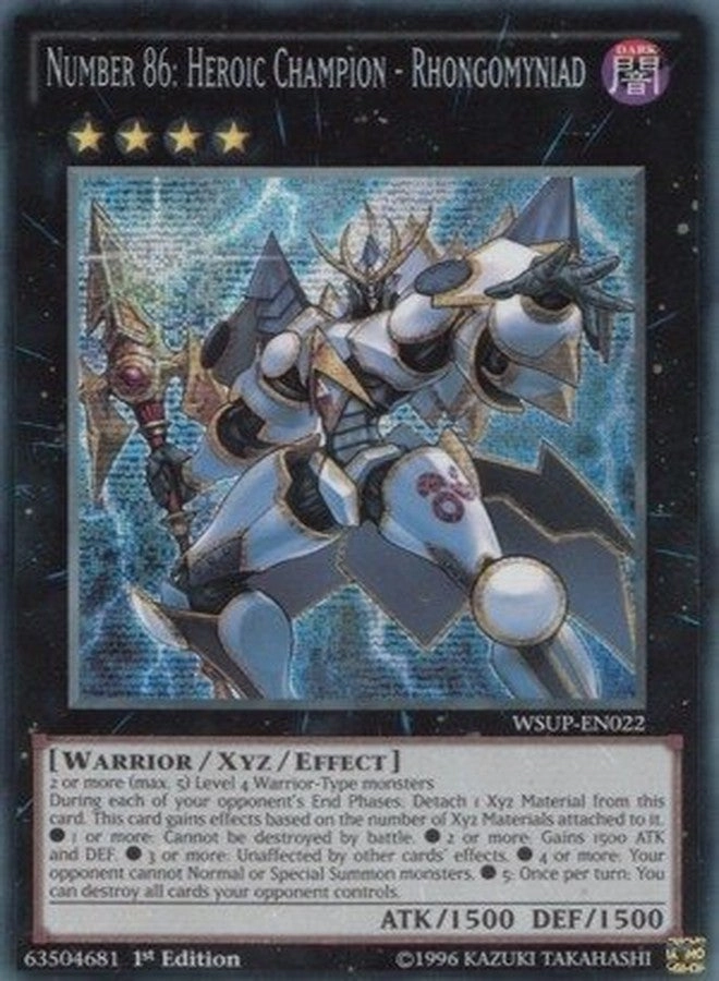 Yu-Gi-Oh! Number 86: Heroic Champion - Rhongomyniad WSUP-EN022 - English