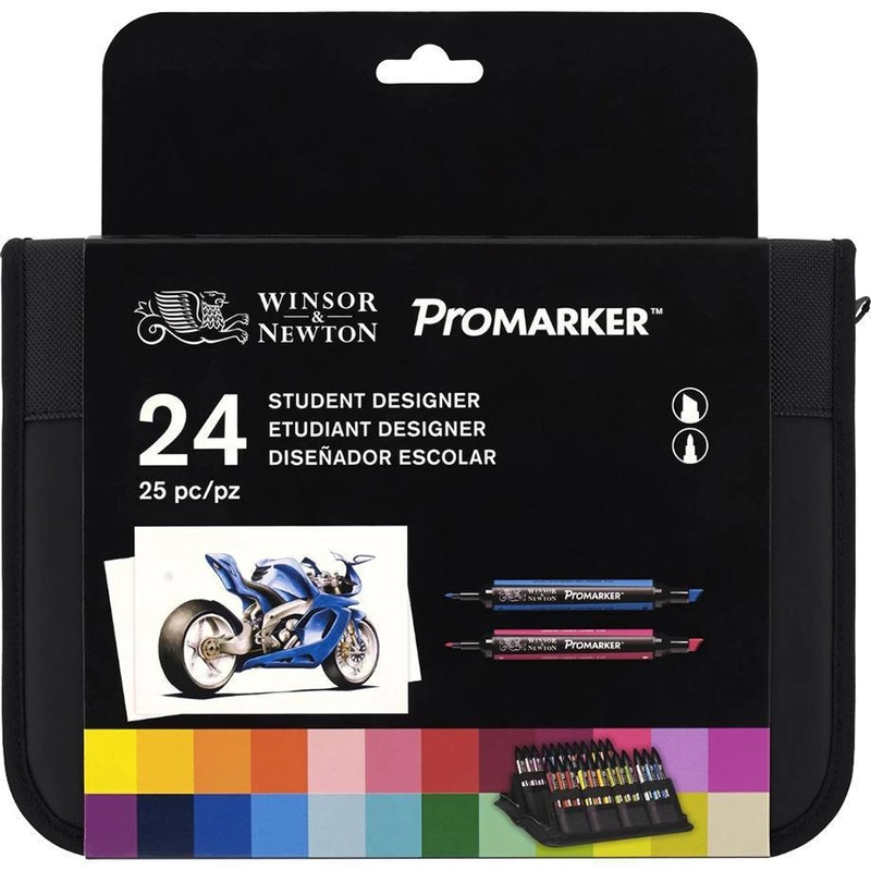 Winsor & Newton BrushMarker Student Designer - Assorted Color Twin Tip
