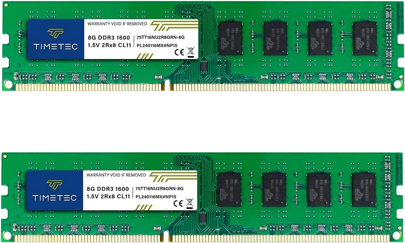 DDR3L-1600 - 16GB 240-Pin UDIMM