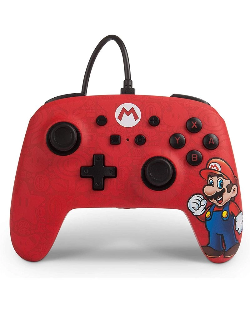 PowerA Nintendo Switch Enhanced Speedster Mario Controller Red
