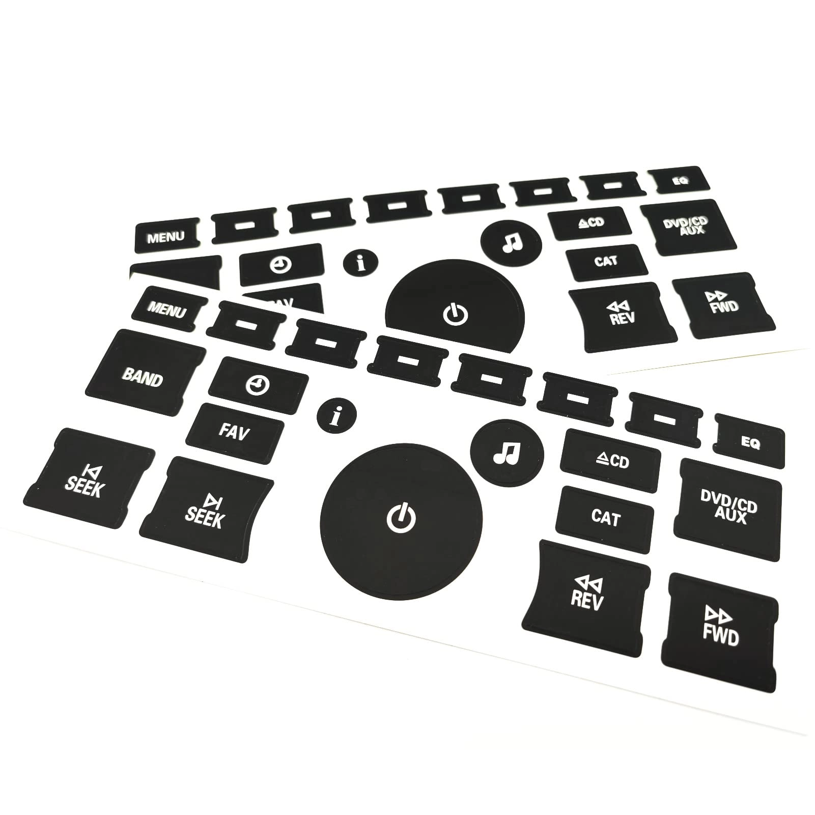 Radio Dash Button Repair Kit