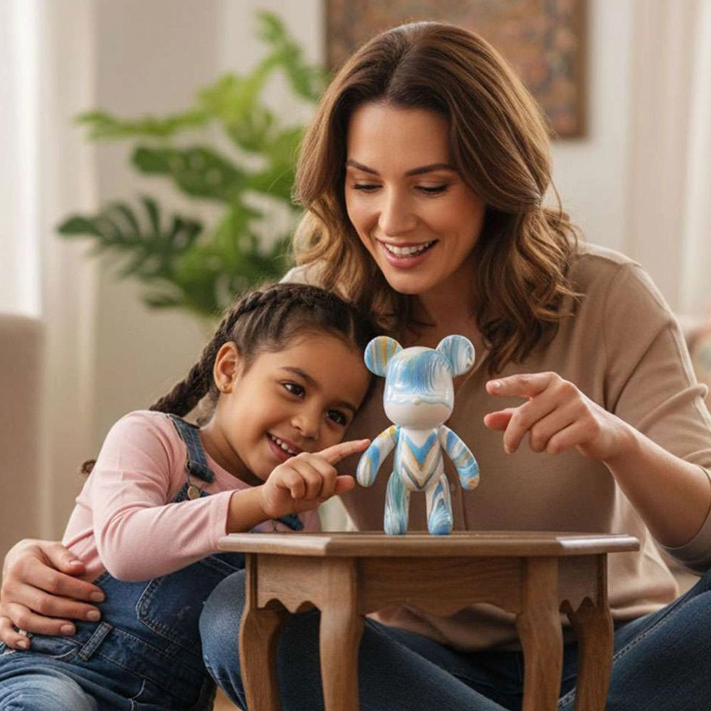 Acrylic Bear Family Set - Coral Kiss DIY Kit