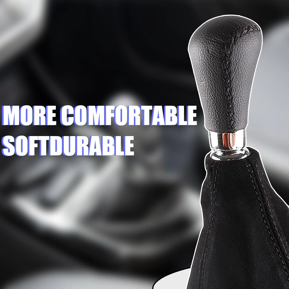 Shift Boot Cover - Suede Black