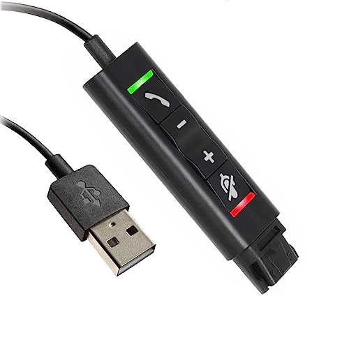 QD USB Adapter Cable for Headphone - Noise Cancellation and Echo Management