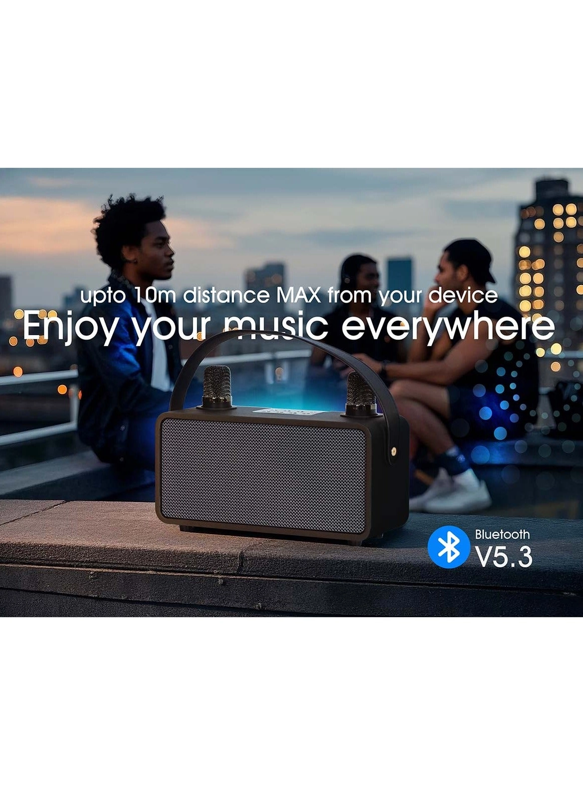 Pulz Mini Karaoke - 2 Microphones