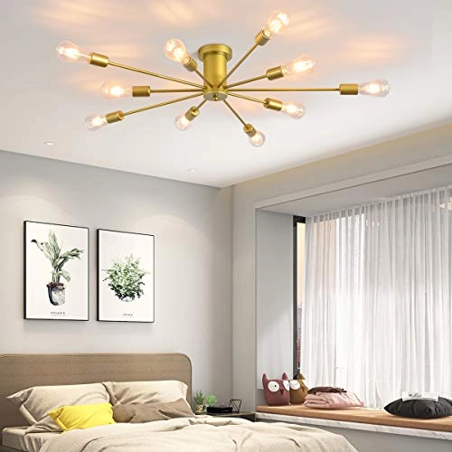 Sputnik Ceiling Chandelier - Dimmable