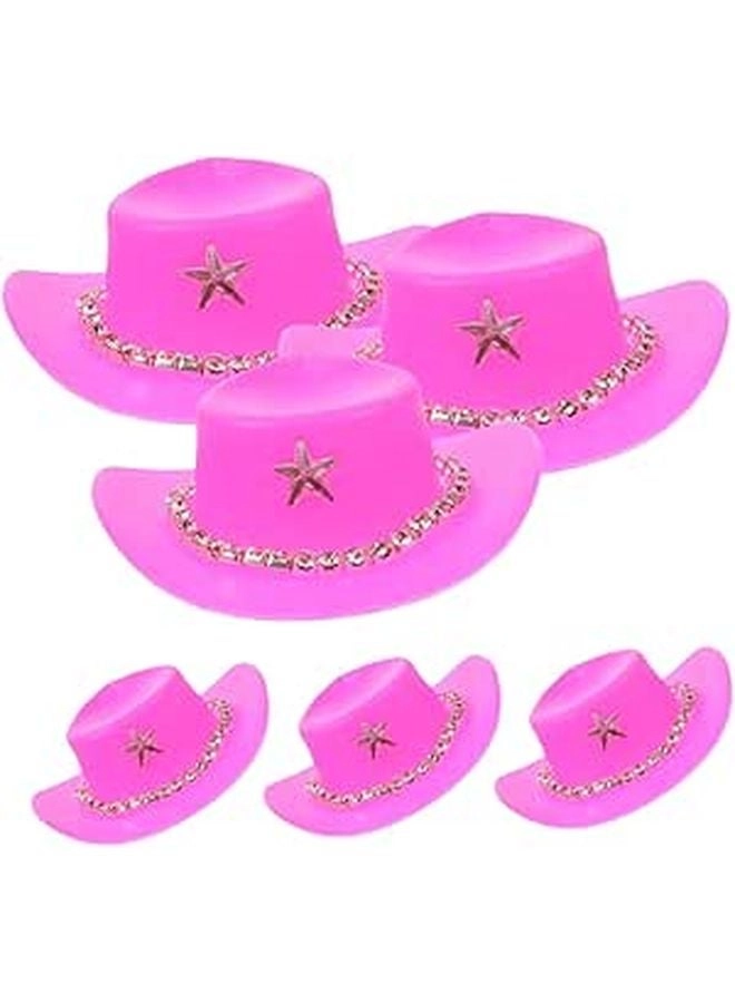 GLEAVI Mini Doll Hats - 6Pcs Western Theme