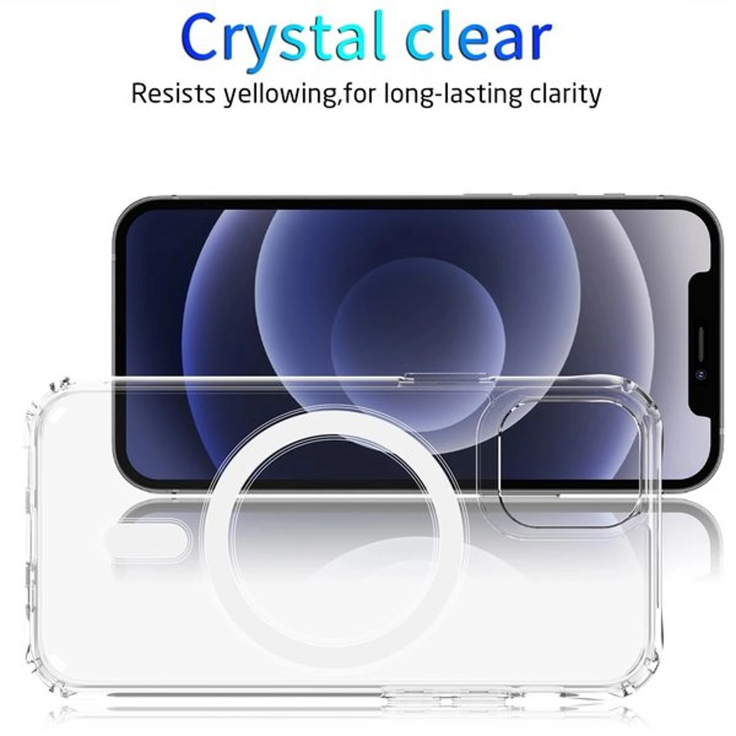 Magsafe Case Screen Protector for iPhone 12 Pro - TPU+PC+Magnet