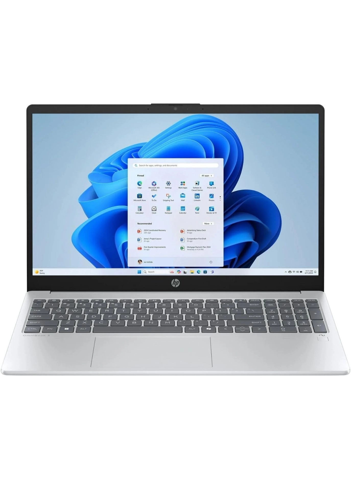 HP OmniBook 3 Copilot+ 15-fn0105dx - 15.6'' Ryzen 5 AI 5 330 16GB DDR5 1TB SSD