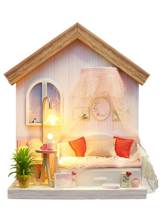NIBEMINENT Miniature Dollhouse Kit - Villa 1:24 Scale