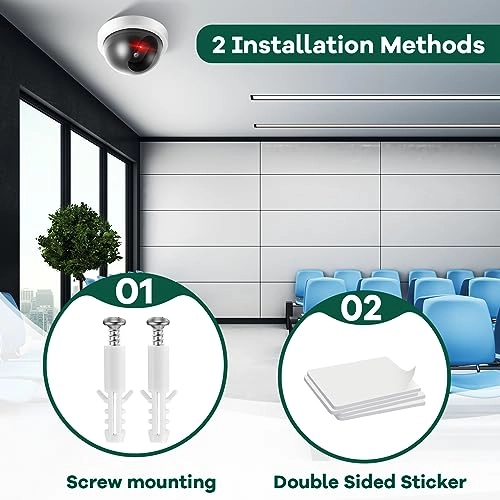Dummy Security Camera - Indoor Outdoor Pack