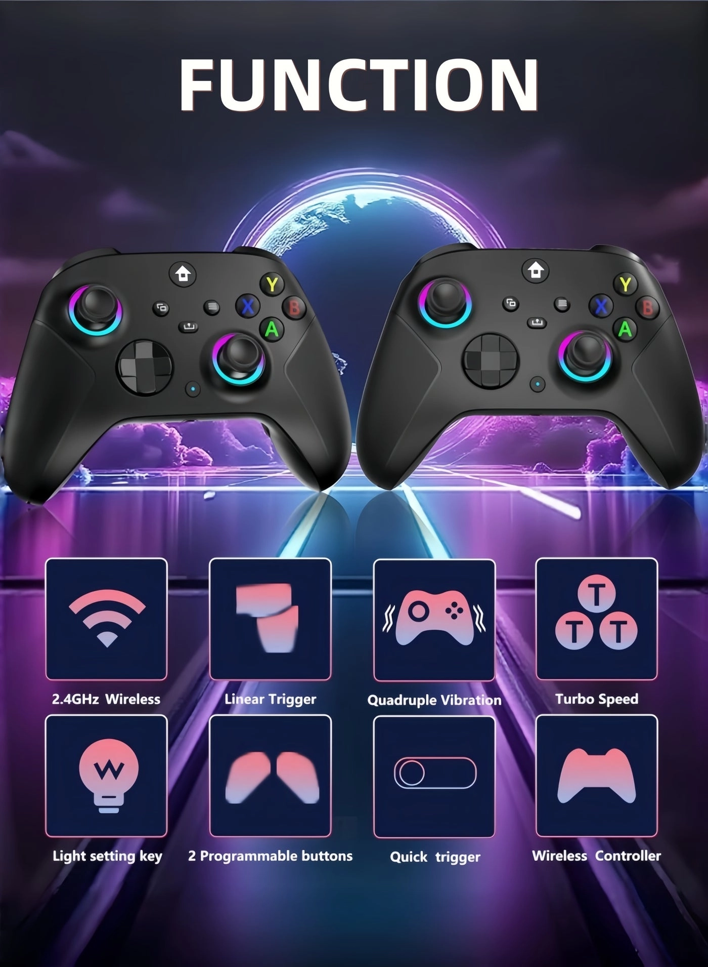 Wireless Xbox Controller - black Xbox Series X/S Xbox One PC