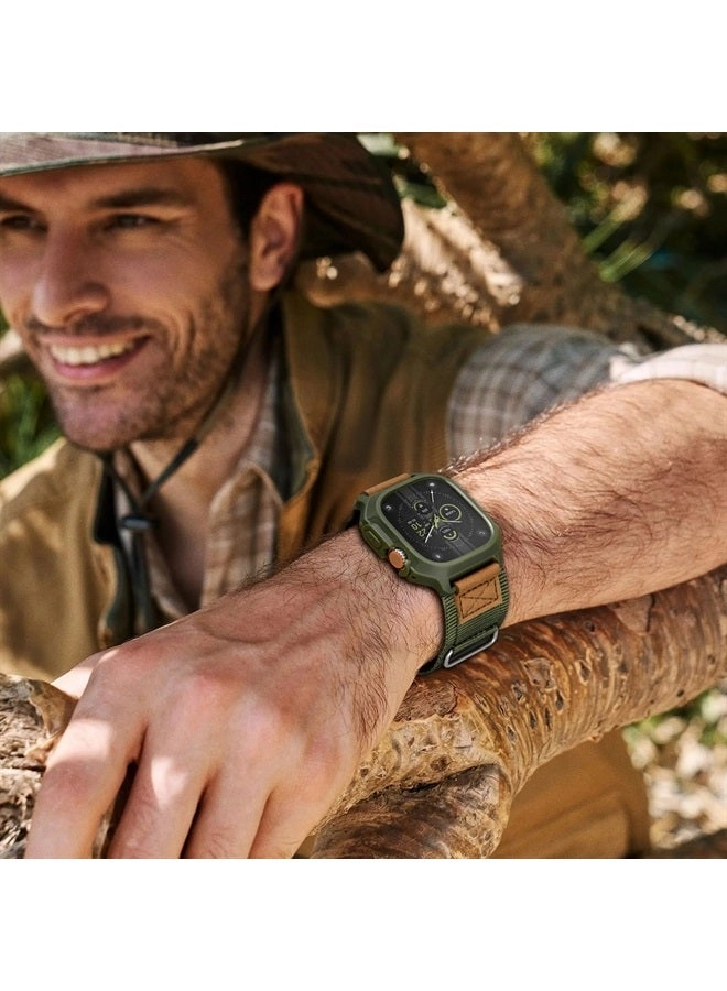 Velcro Nylon Sport Apple Watch Strap - 44mm 45mm 49mm