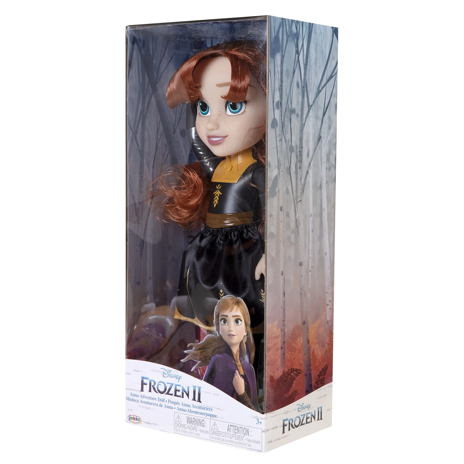 Anna Fashion Doll - Long Red Hair Outfit Inspired by Frozen 2 Ages 3+