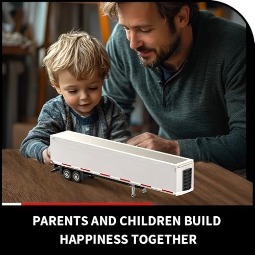 Technical Vehicle Series (660) - 304 Pieces Shipping Container Trailer Model