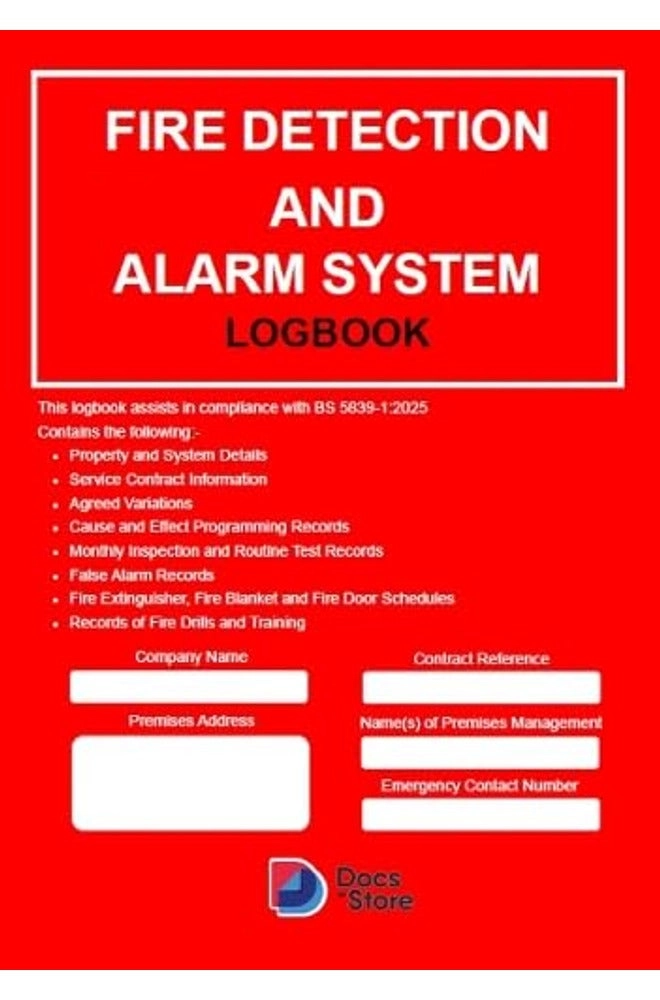 Fire Detection and Alarm System Logbook