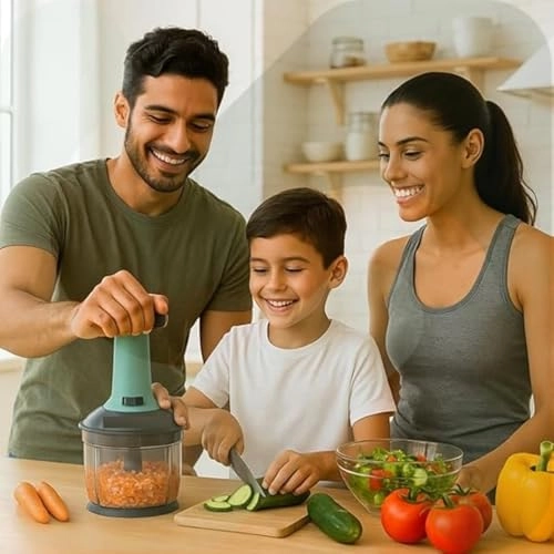 Push Chopper - 1.1L 5 Blades