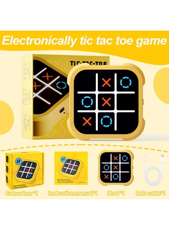 Electronic Tic-Tac-Toe Bolt Game - 3-in-1 Portable