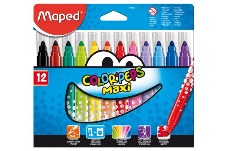 Color Peps Felttip Monster - 12 Colors