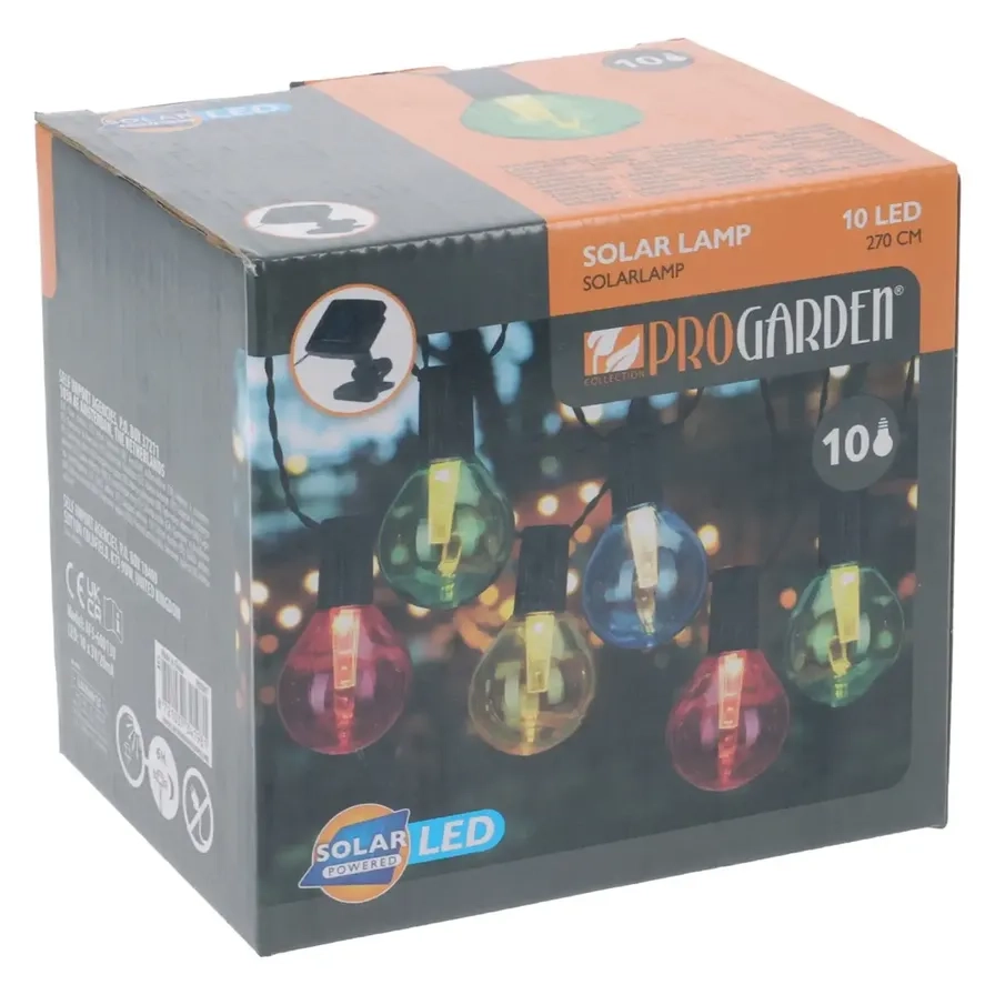 Own Buy Party LED Lights with Solar Panel - 10 Pc.
