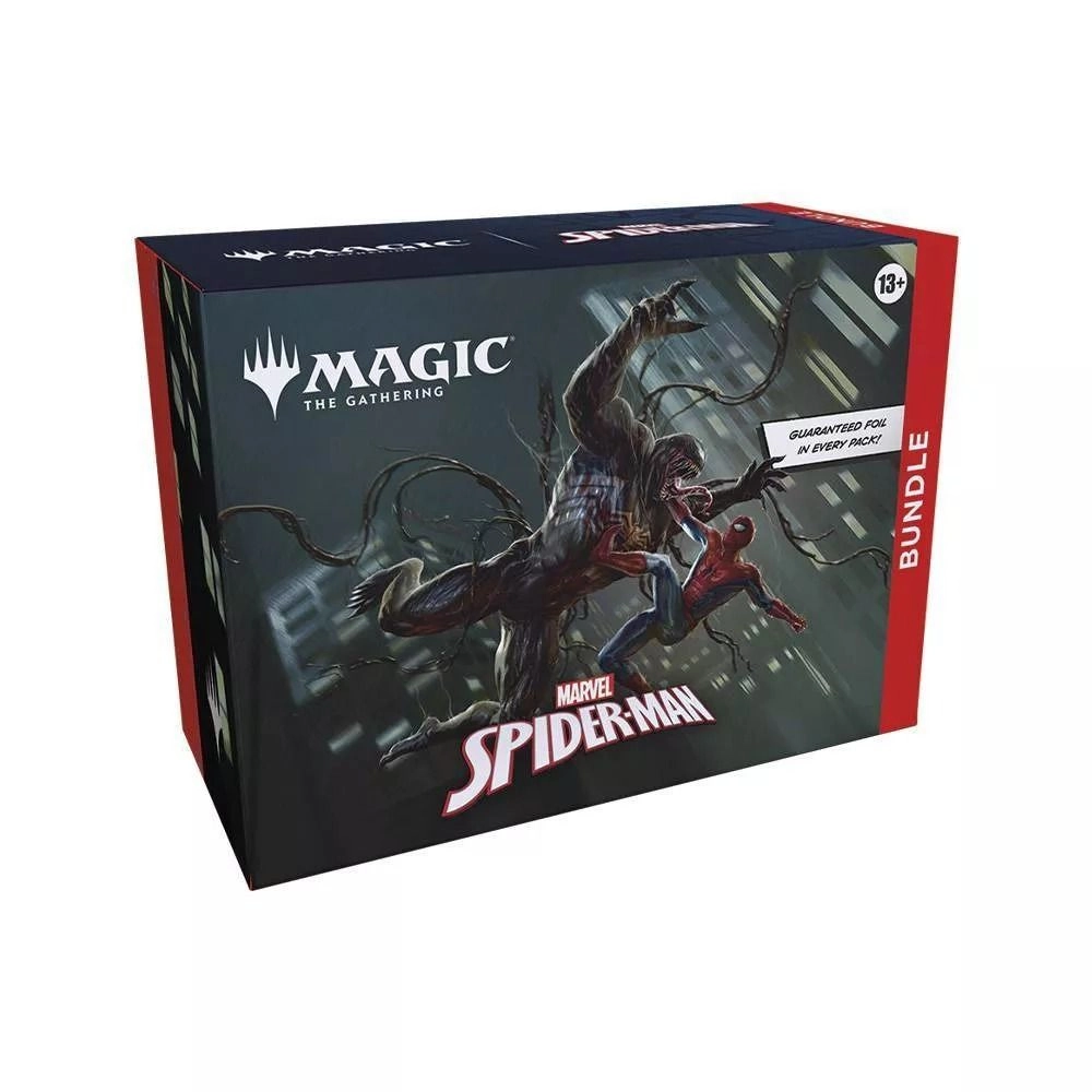 Magic: the Gathering Marvel Spider-Man - 9 Play Boosters Alternate-art Promo Card Bundle