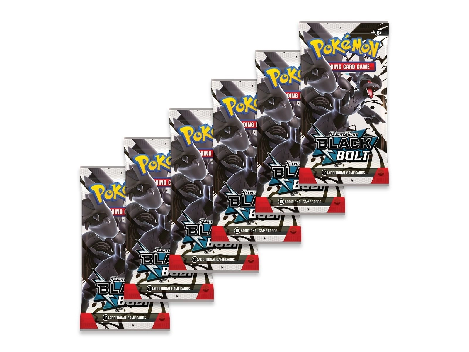 Scarlet & Violet—Black Bolt - 6 packs Bundle
