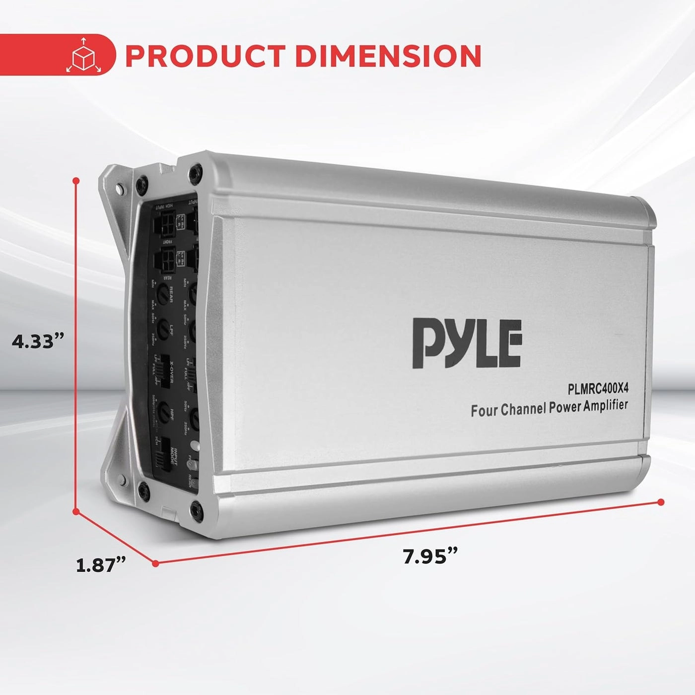 PLMRC400X4 - Class D 4-Channel 1200W
