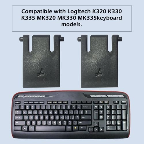 Foot Stand Replacements - 2PC Black MK320/K330/MK335