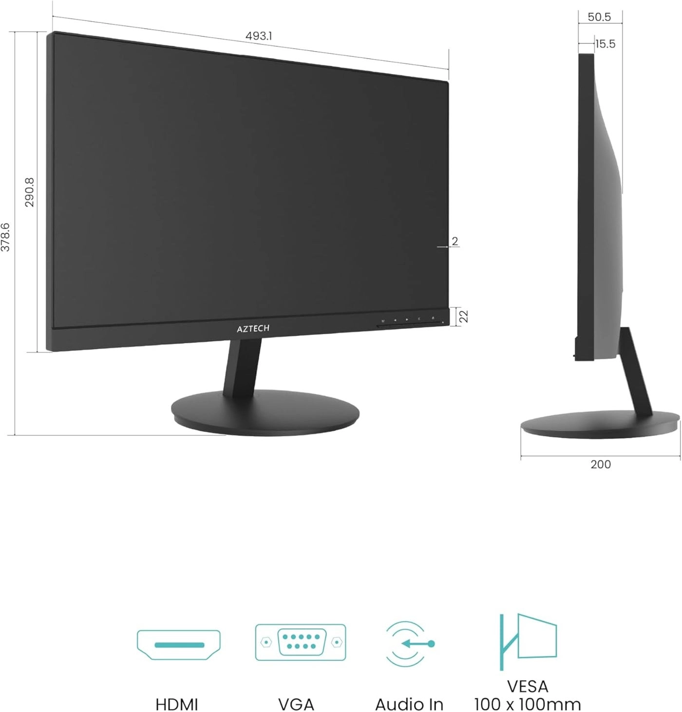 AZ-M22E-FSVH - 22 Inch 1920x1080