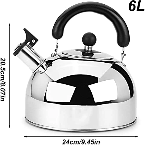 Stovetop Induction Whistling Kettle - 5L