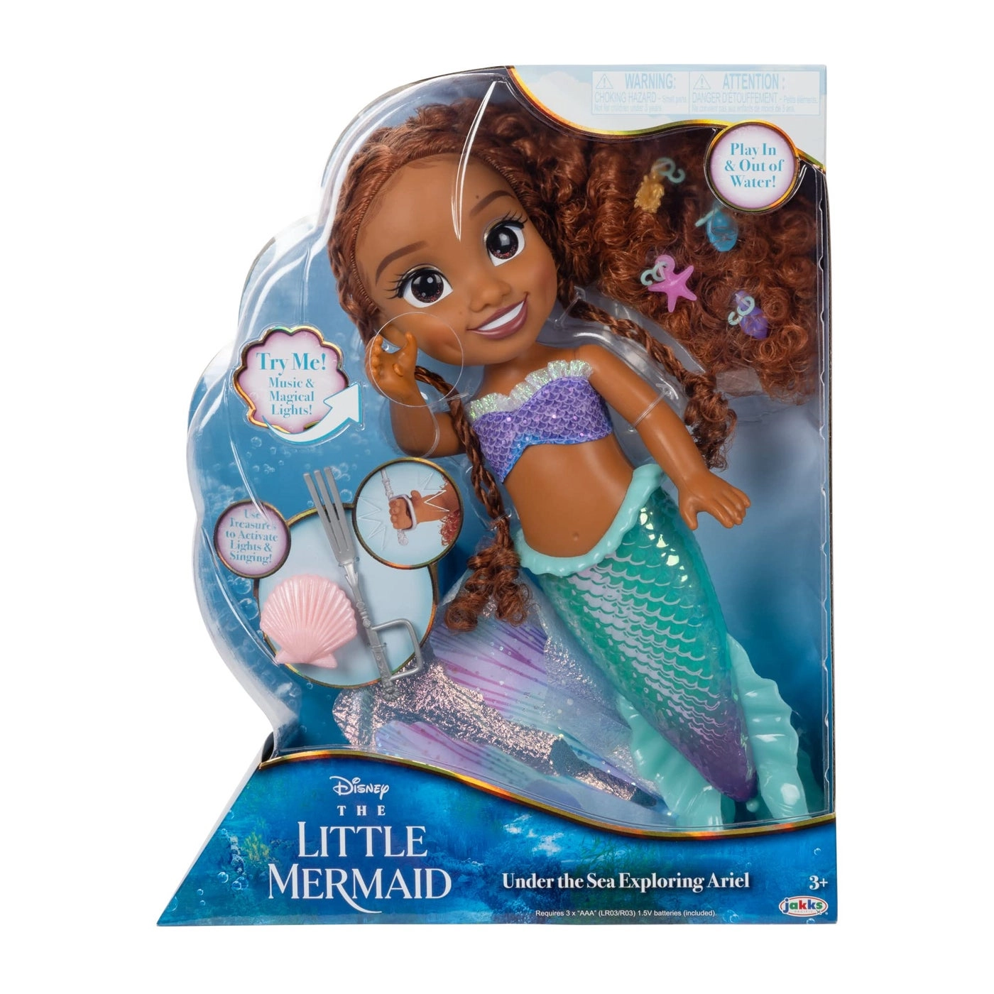 Ariel Doll - Sing & Sparkle Multicoloured
