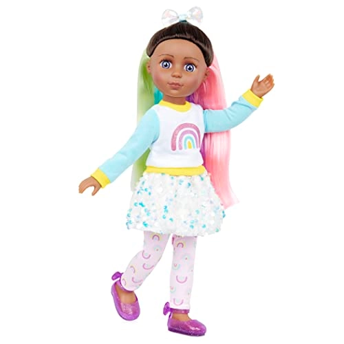 Torrei Fashion Doll - 14-Inch Multicolored Hair Blue Eyes Ages 3+