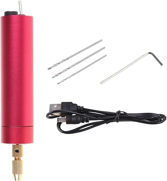 DHARMIK V ENTERPRISE Mini Power Drill Machine - 5V USB Portable Handheld