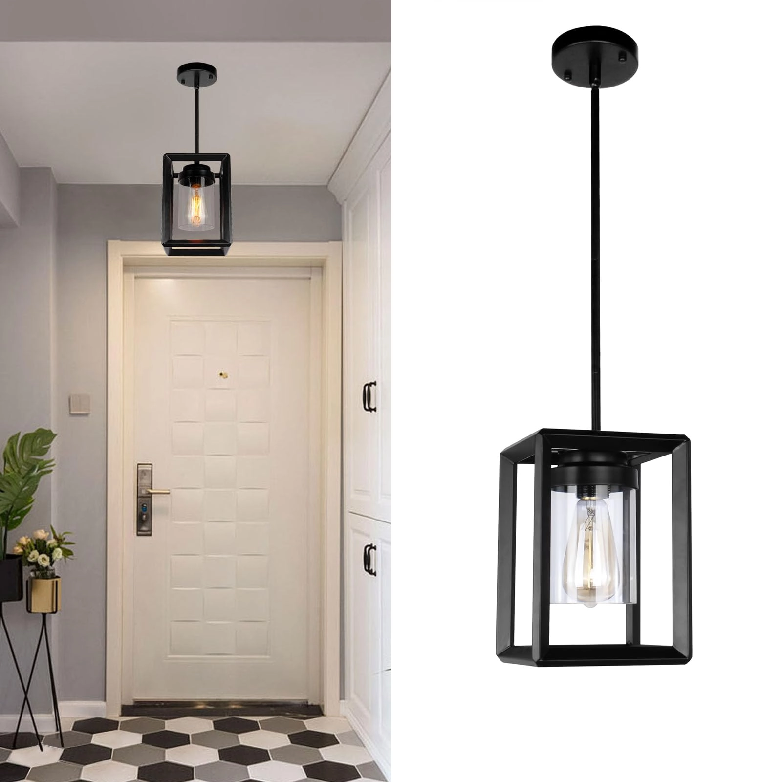 JHLBYL 1 Light Pendant Light
